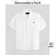 ABERCROMBIE & FITCH男裝25夏季新款經(jīng)典小麋鹿LOGO牛津紡?fù)獯疃绦湟r衫KI125-5084 白色 XL (180/116A)