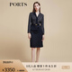 PORTS寶姿女裝春夏新款二合一連衣裙LD8D028PFQ056 黑色條紋 0