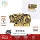 周生生七夕男士 聚財貔貅XL轉(zhuǎn)運珠黃金Charme酷黑系列串珠 95508C定價