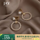Jay復(fù)古小香風(fēng)仿珍珠耳夾無(wú)耳洞女可夾耳環(huán)教師節(jié)禮物老師