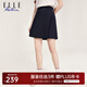 ELLE ACTIVE 百搭純色運動半裙夏季時尚休閑舒適透氣防走光安全褲短裙女 寶藍色 XL