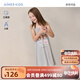愛(ài)慕兒童（AIMER KIDS）莫代爾甜美兒童睡衣女童睡裙短袖吊帶裙子中大童可外穿成人可穿 熊熊樂(lè )園AK144E531 170