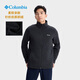 Columbia哥倫比亞抓絨衣25秋冬新款男士運動(dòng)戶(hù)外立領(lǐng)保暖抓絨外套AE2451 AE2451010 M