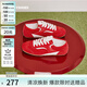 TOOMANYSHOES 【明星同款】 梨泰院復(fù)古運(yùn)動(dòng)德訓(xùn)鞋銀色軟底休閑鞋好溜鞋女鞋 紅色 38