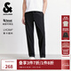 杰克·瓊斯（JACK&JONES）25年男裝秋季休閑褲男百搭松緊腰商務(wù)長(cháng)褲萊賽爾親膚品牌褲子男士 025黑色 長(cháng)褲 松緊腰頭 33 180