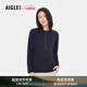 AIGLE【經(jīng)典款】艾高經(jīng)典款戶外保暖上衣運(yùn)動(dòng)休閑修身內(nèi)搭抓絨衣女 海軍藍(lán) AX531 36