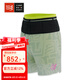 COMPRESSPORT越野 競賽 跑步馬拉松二合一輕量速干透氣短褲 男 冰糖/冰河印花 L