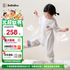bebebus嬰兒睡袋桑蠶絲夏季薄款兒童分腿睡袋短袖寶寶防踢被 L碼