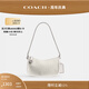蔻馳（COACH）女士經(jīng)典標(biāo)志SWINGER 20號手袋斜挎包單肩包腋下包包 LH/云朵白色 粉筆白色