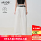 艾諾絲雅詩(shī)【商場(chǎng)同款】2025夏季新品匹馬棉100%棉女休閑褲垂感長(cháng)褲40433023 白色 M
