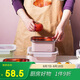 樂扣樂扣（LOCK&LOCK）炫彩不銹鋼保鮮盒冰箱廚房收納盒水果零食學(xué)生帶飯餐盒800ML粉色