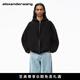 ALEXANDER WANG[明星同款]亞歷山大王星星圖案拉鏈連帽衫衛衣外套美拉德 黑色 S