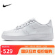 耐克NIKE板鞋女子大童空軍一號 AIR FORCE 1運動鞋 DH2920-111白37.5