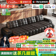 居錦天河勞倫斯真皮電動(dòng)沙發(fā)客廳2025新款現(xiàn)代風(fēng)直排電動(dòng)功能沙發(fā)床兩用 3.2m三人位/三電機(jī)+米家app聲控 意大利進(jìn)口摔紋真皮/紫羅蘭坐墊