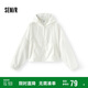 森馬（Semir）外套女碎花肌理森系少女感2025夏季oversize連帽夾克109325108005