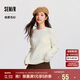 森馬（Semir）森柔毛衫|商場(chǎng)同款毛衣女圓領(lǐng)純色2024冬季絞花上衣101724107014