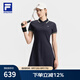 FILA 斐樂官方女子連衣裙2025夏季新款網(wǎng)球運動簡約基礎(chǔ)POLO蘇珊裙 RD寶藍(lán)-NV 2XL 180/96A/XXL
