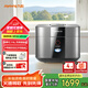 九陽(yáng)（Joyoung）電飯煲0涂層電飯鍋4升3-8人無(wú)涂層不粘遠紅外電磁IH加熱316L不銹鋼內膽語(yǔ)音播報智能互聯(lián)40N9U Pro 遠航灰 4L