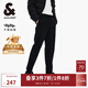 杰克·瓊斯（JACK&JONES）男裝秋季商務(wù)通勤時(shí)尚舒適個(gè)性潮百搭抗皺休閑褲錐形褲子品牌男褲 E40黑色 第二批 33 180
