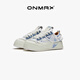 ON MAX周深同款紙飛機帆布鞋-青花瓷 潮流百搭厚底增高休閑鞋男女秋冬 青花瓷 正碼正拍 卡半碼拍大一碼 39 （258mm）