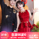 枝己新中式秀禾服新娘2025新款結(jié)婚禮服訂婚衣服女回門出閣服敬酒服 HF058(贈隨機腰帶1條) M