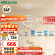 雷士（NVC）餐吊燈現(xiàn)代簡約吧臺燈北歐吊燈85瓦白色智能全光譜WHDD85F/G-04 