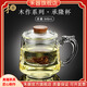 禾器·斑斕禾器木作承隆杯茶水分離耐熱玻璃透明辦公杯帶手柄大容量泡茶水杯 承隆杯-透明色-545ml
