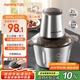 九陽（Joyoung）絞肉機(jī)家用電動(dòng)多功能料理機(jī)攪拌嬰兒輔食機(jī)切菜絞餡 2L不銹鋼碎肉機(jī)S20-LA323(D) 政府補(bǔ)貼