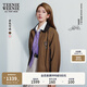 Teenie Weenie【趙露思同款】小熊女2025秋新款復(fù)古學(xué)院巴恩風(fēng)外套 棕色 L