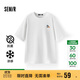 森馬（Semir）【多彩涼感T】短袖t恤女夏中長(cháng)款寬松舒適刺繡上衣109324100007
