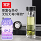 富光玻璃杯茶水分離泡茶杯子高硼硅雙層玻璃水杯大容量男士生日禮物