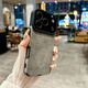 俏皮畫適用iPhone17ProMax手機(jī)殼新款磨砂皮質(zhì)全包防摔蘋果17Air保護(hù)套輕奢時(shí)尚簡(jiǎn)約素皮蘋果17pro保護(hù)殼 【深灰色純色翻毛皮】 iphone 17 Pro Max