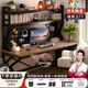 全品屋電腦桌臺式電競桌帶收納書(shū)桌學(xué)習桌置物書(shū)架洞洞板一體辦公游戲桌