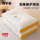 雅鹿乳膠枕頭頸椎枕成人睡覺(jué)專(zhuān)用抗菌單人學(xué)生宿舍整頭護頸枕芯一對裝 升級款-深睡艙-橙邊【高回彈】 48*74cm【單只裝】
