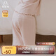 乖奇熊女寶寶純棉長(cháng)褲春秋季睡褲居家褲子嬰兒可愛(ài)花邊休閑褲寬松