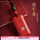 BOYESXSO朱砂吊墜平安無事牌精品紅砂手工鑲嵌銀護身符掛繩項鏈 紅砂鑲嵌【?；ⅰ刻摽詹仄兴_無事牌