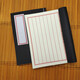 十方清梵 傳統手工本線(xiàn)裝本筆記本空白加厚線(xiàn)裝筆記本仿古風(fēng)毛筆硬筆軟筆豎八行 1本60張120頁(yè) 黑色封皮（白色內頁(yè)）