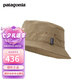 PATAGONIA 男女款Wavefarer Bucket戶(hù)外漁夫帽盆帽遮陽(yáng)帽子巴塔哥尼亞29157 MJVK卡其 L（頭圍58-61厘米）