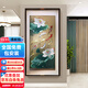 花木喜荷花九魚(yú)圖高檔刺繡裝飾畫(huà)進(jìn)門(mén)玄關(guān)走廊走道蘇繡掛畫(huà)織錦繡高級感 荷花九魚(yú)圖高端織錦刺繡畫(huà) 85x165cm【手工桑蠶絲繡】 進(jìn)口高檔實(shí)木【立體框中框】