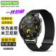 MSSM適用華為手表表帶華為watch gt5表帶華為watch4pro表帶米蘭尼斯watch5/4/3/GT5pro/4/3通用精鋼帶 黑色22MM【全新升級雙磁吸】46/48MM表盤