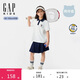 GAP【大小童同款】女童2025夏季新款吸濕速干短袖短裙套裝774580
