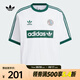 阿迪達(dá)斯 （adidas）男子復(fù)古風(fēng)簡約休閑潮流百搭夏季透氣寬松時尚印花短袖T恤 KC2602 M