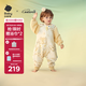 babycare新生嬰兒秋冬舒暖分腿睡袋防驚跳防踢包被獅子王國-6層-80碼