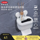 利快吸盤(pán)掛鉤免打孔強力真空無(wú)痕掛衣鉤粘鉤掛毛巾架浴室廚房門(mén)后墻壁 按壓多功能吸盤(pán)紙巾盒（1個(gè)裝）