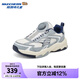 Skechers斯凱奇兒童躍界機能鞋秋冬運動鞋復古男女童休閑老爹鞋405292L 男童/灰色/白色/GYW 34
