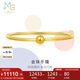 周生生七夕禮物足金光面黃金手鐲傳承素圈圓棍90194K計(jì)價(jià)07圈11.95克