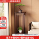 小匠材實(shí)木中式花臺(tái)陽(yáng)臺(tái)架子中古風(fēng)置物架落地式裝飾擺件客廳多層花架子