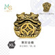 周生生男士禮物 聚財金蟾XL轉運珠黃金Charme酷黑系列串珠 95521C定價(jià)