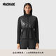 MACKAGE【七夕】MACKAGE女士 ADITA 輕薄羽絨拼接夾克 早秋新品 黑色 XS