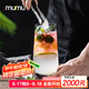 MUMUmojito莫吉托雞尾酒杯高級感調(diào)酒果汁杯家用玻璃水杯